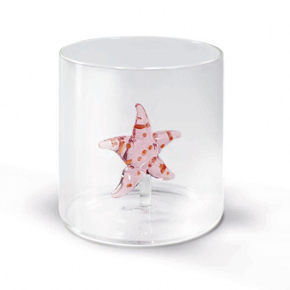 Borosilicate Glas, starfish - 250ml.